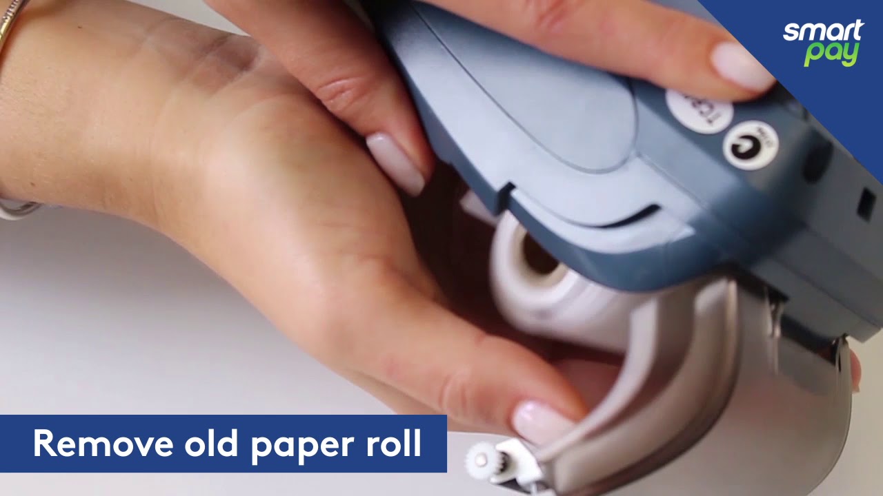 How to change the paper roll on your S80 terminal