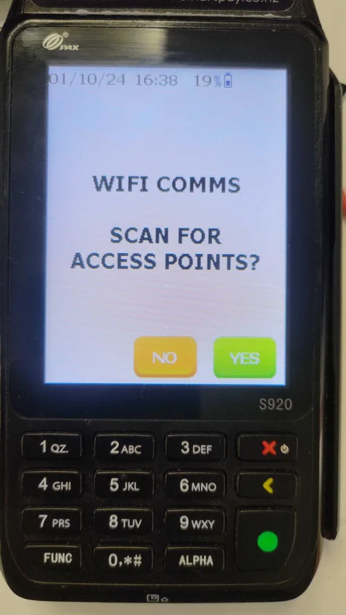 WIFI Configuration on S920 Terminal